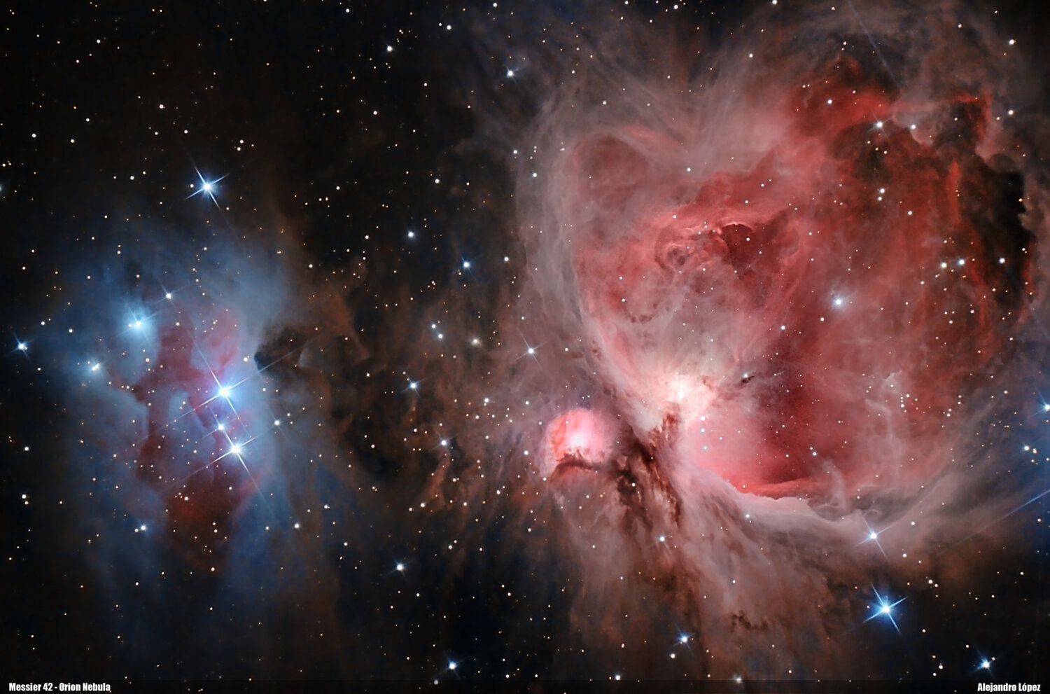 The Orion Nebula. Image Credit: Alejandro Lopez